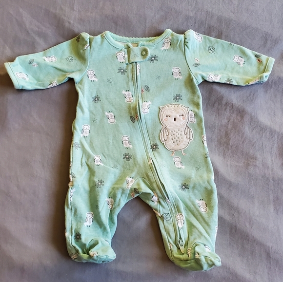 Carter's Newborn Size Footie Sleepers Set of 2 - Picture 2 of 4